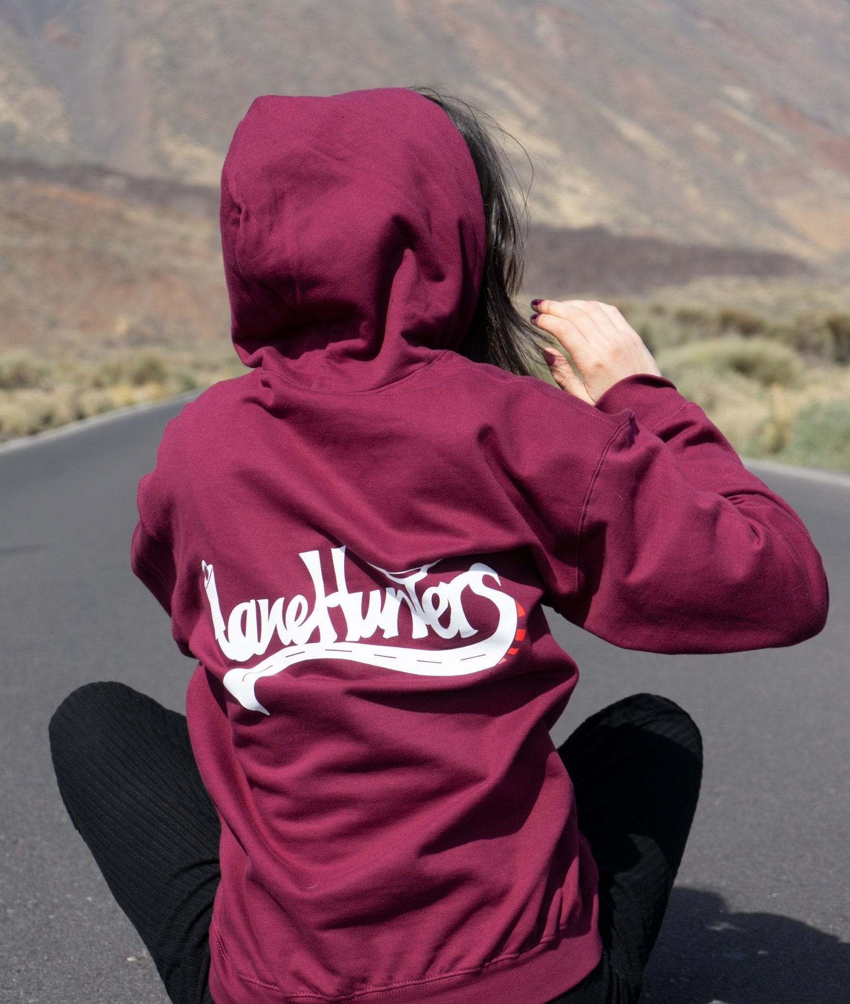 Simple Hoodie With Strings Lane Hunters